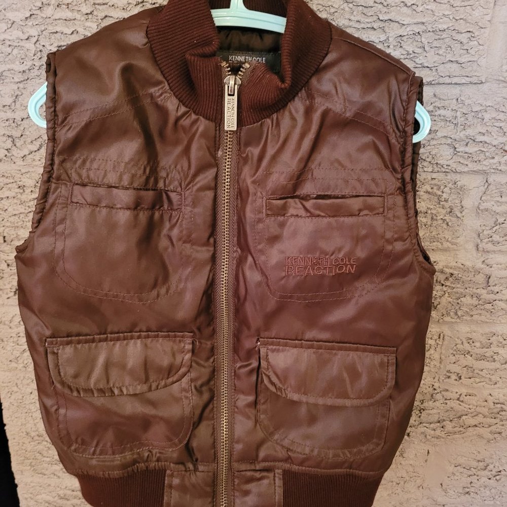 Kenneth cole brown fall vest 2T